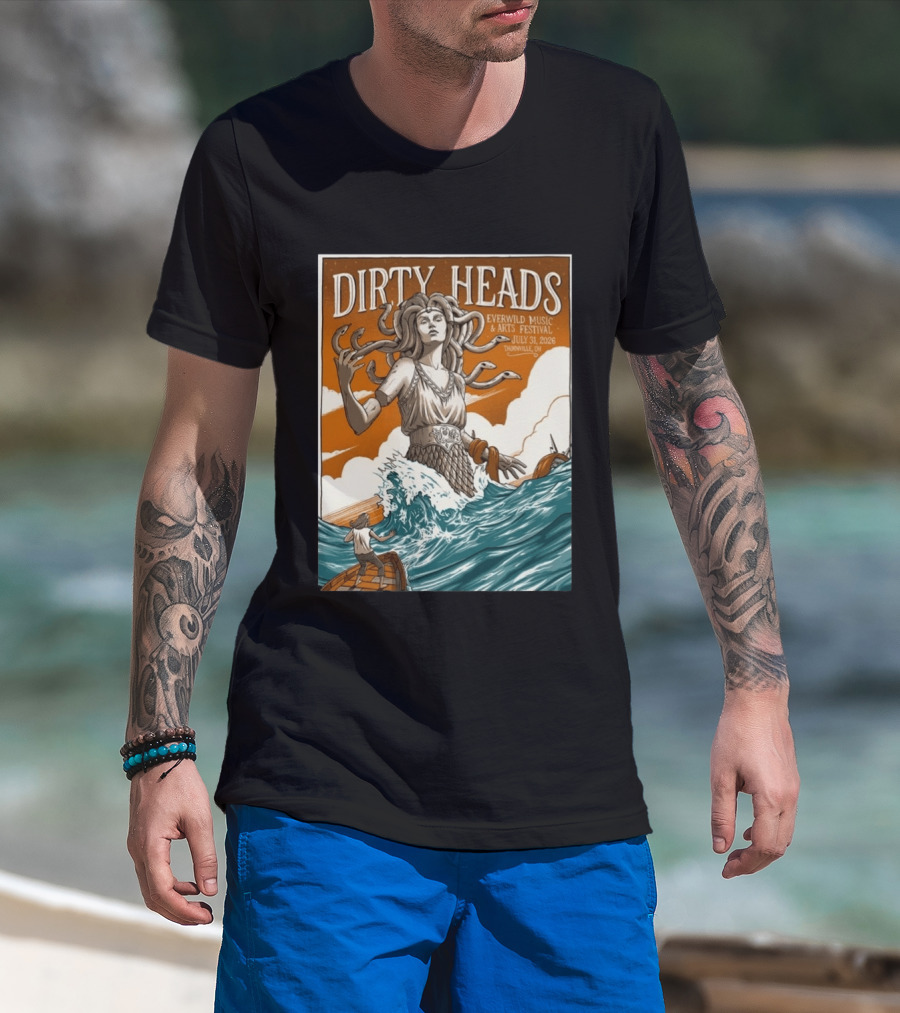 Dirty Heads Everwild Music & Arts Festival Thornville Ohio July 31 2026 T-Shirt