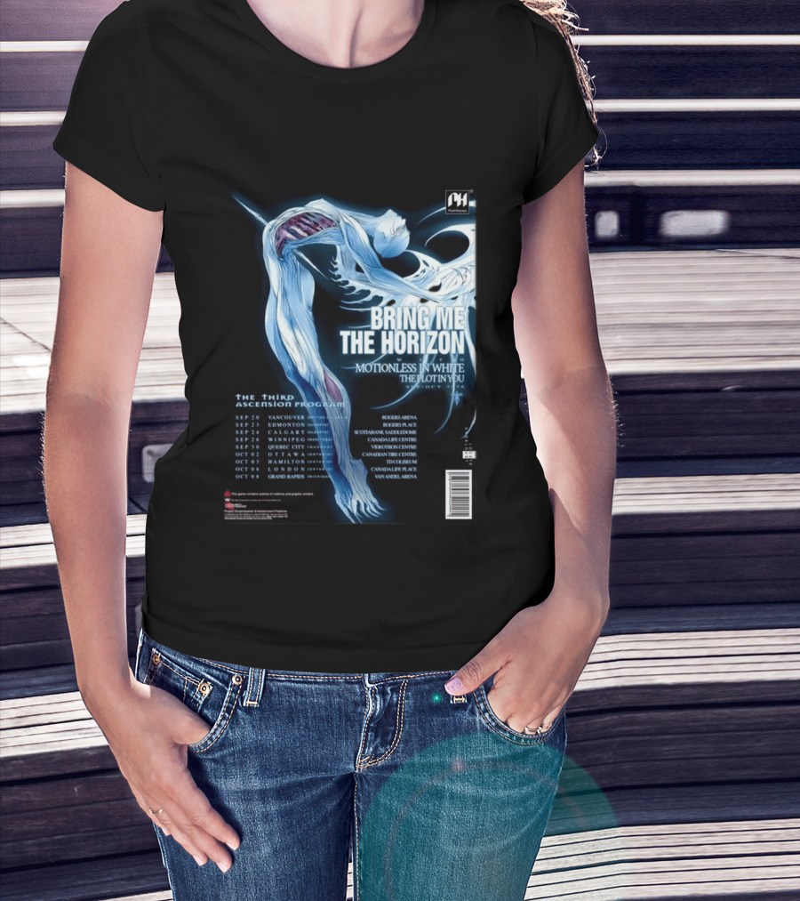 Bring Me The Horizon Motionless In White The Plot In You 2026 North America Tour T-Shirt