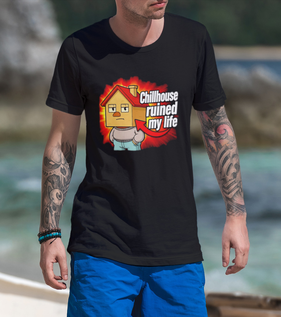 Chillhouse Ruined My Life Cube House T-Shirt