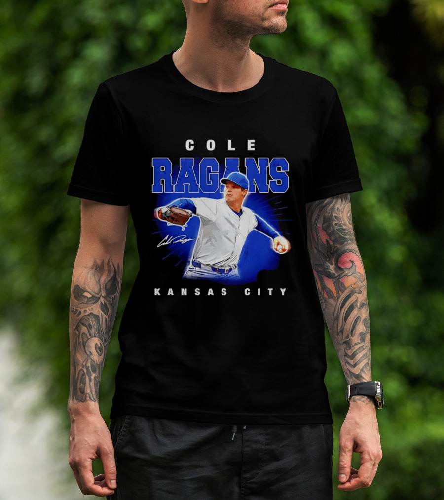 Cole Ragans Iconic Kansas City Pitcher Baseball Performance T-Shirt