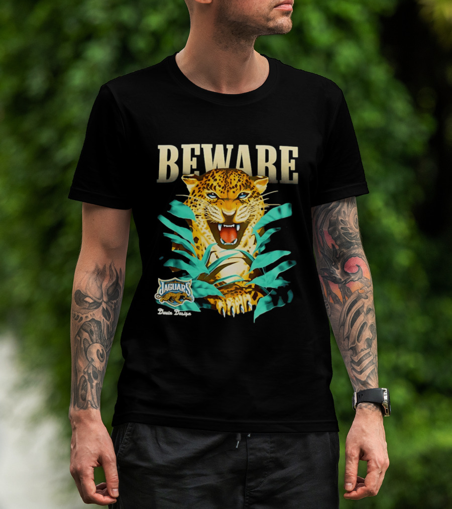 Jacksonville Jaguars Beware Logo Puma Blanca T-Shirt