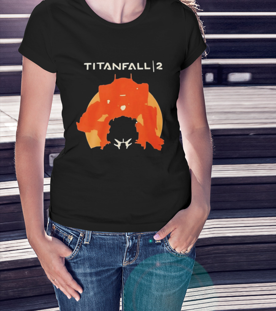 Rip Vince Zampella Titanfall 2 Orange Mech T-Shirt
