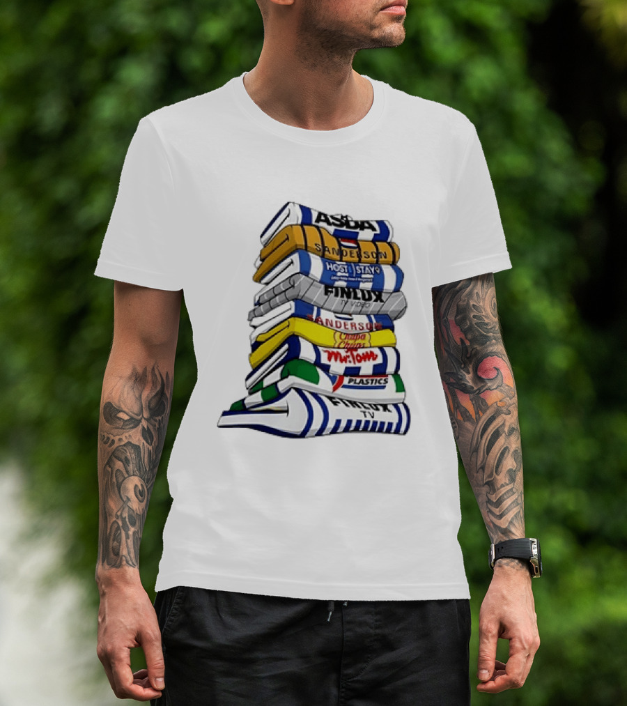 ASDA Sanderson Host Stay Finlux TV Chupa Chups Mr Tom Plastics T-Shirt