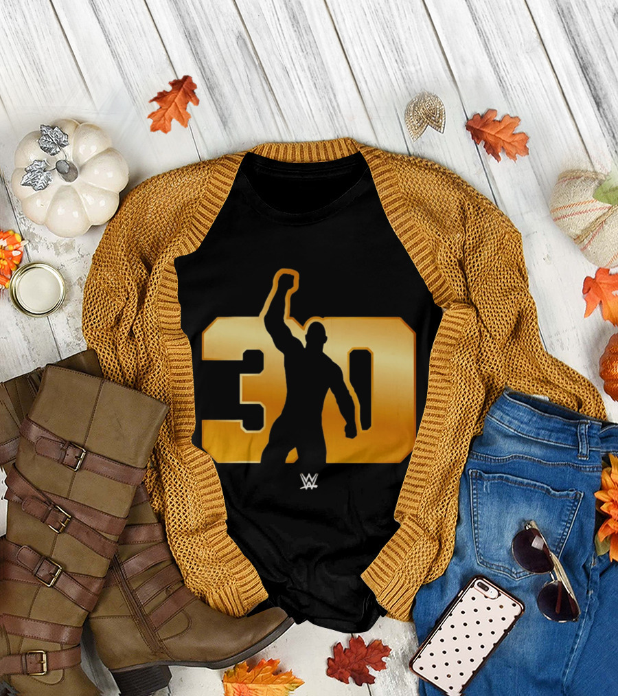 The Rock 30 WWE Years Anniversary Celebration T-Shirt