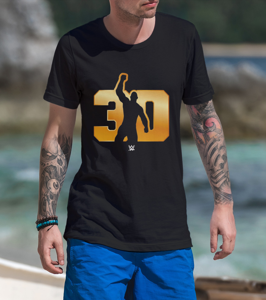 The Rock 30 WWE Years Anniversary Celebration T-Shirt
