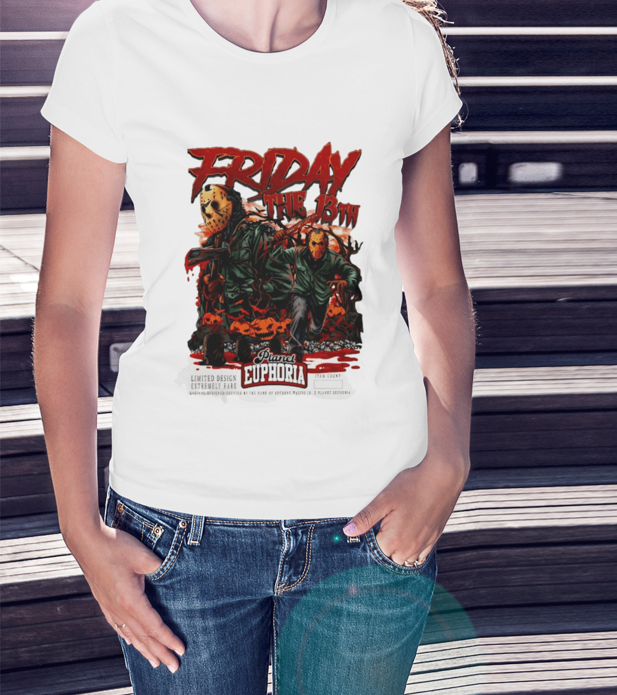 Friday The 13th Jason Voorhees Planet Euphoria Limited Edition T-Shirt