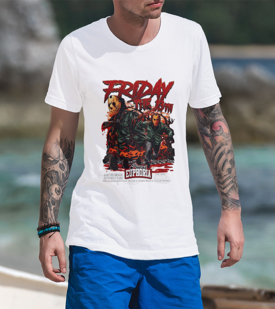 Friday The 13th Jason Voorhees Planet Euphoria Limited Edition T-Shirt