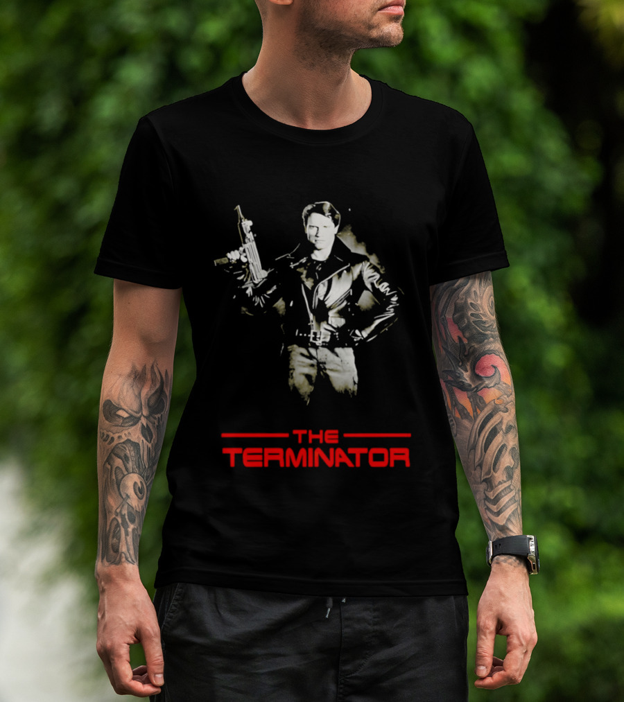 The Terminator Arnold Schwarzenegger Iconic Movie T-Shirt
