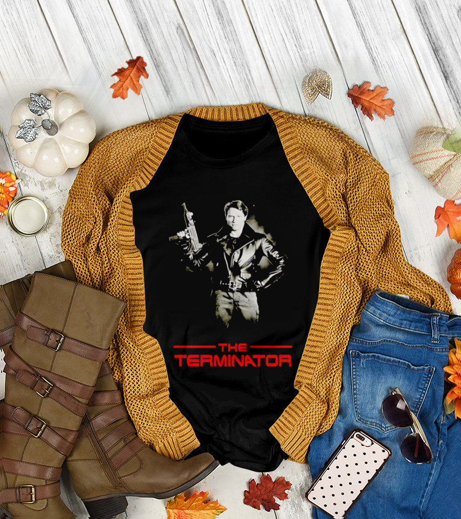 The Terminator Arnold Schwarzenegger Iconic Movie T-Shirt