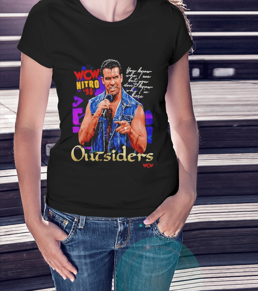 WCW Nitro '98 Scott Hall Outsiders You Know Who I Am T-Shirt