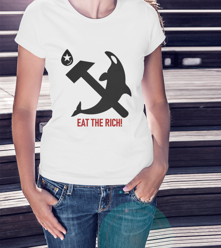 Eat The Rich Orca Hammer Star T-Shirt