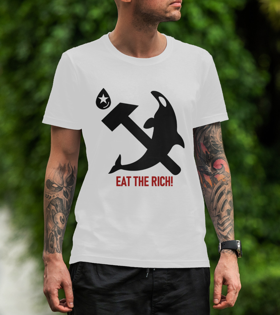 Eat The Rich Orca Hammer Star T-Shirt