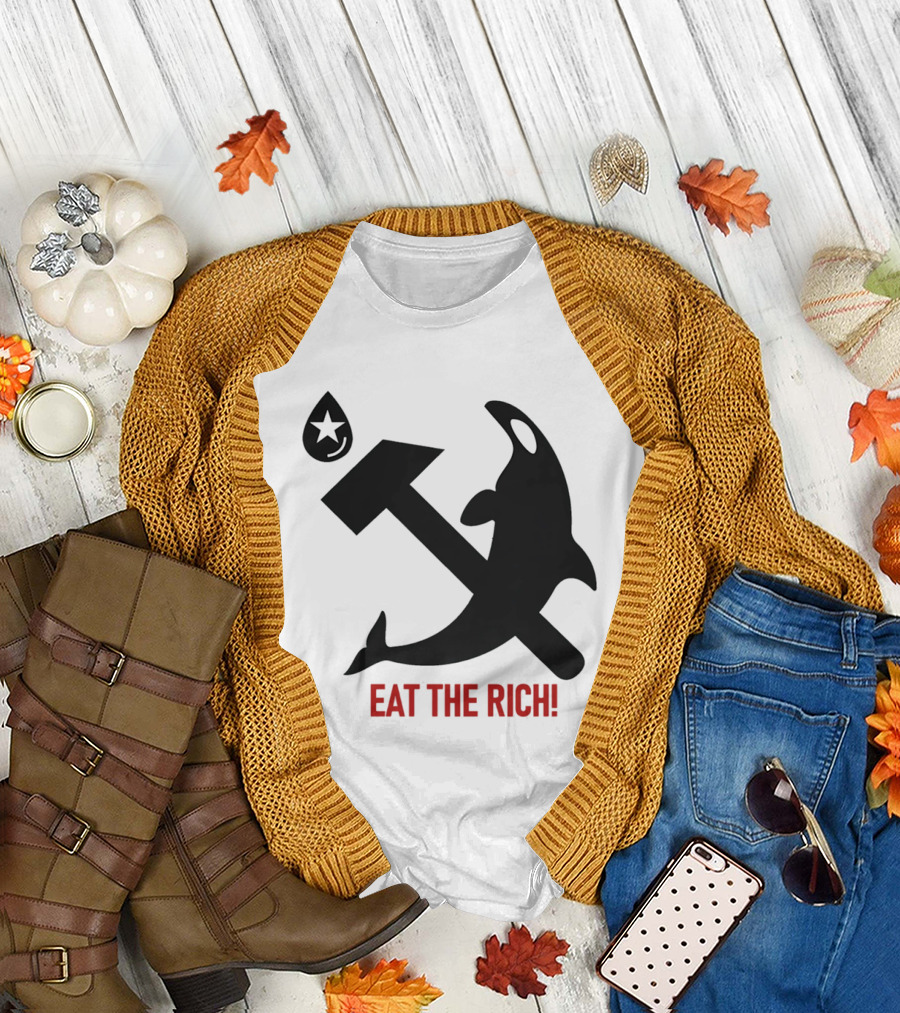 Eat The Rich Orca Hammer Star T-Shirt