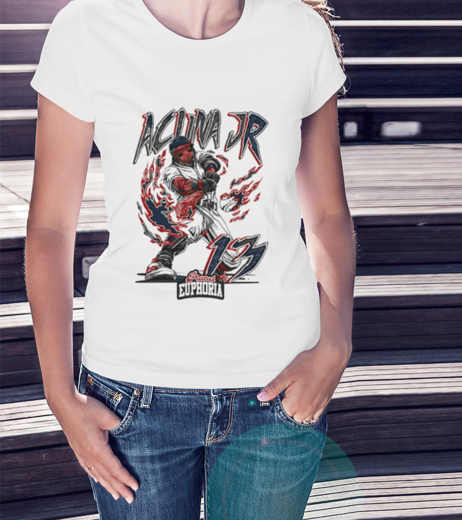 Acuna Jr 13 Euphoria Atlanta Braves T-Shirt
