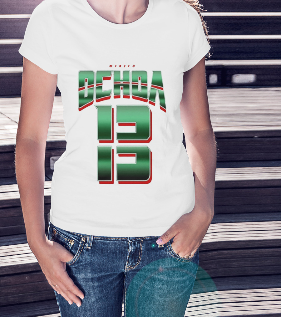 Guillermo Ochoa Mexico Jersey Ochoa 13 El Tri Number T-Shirt
