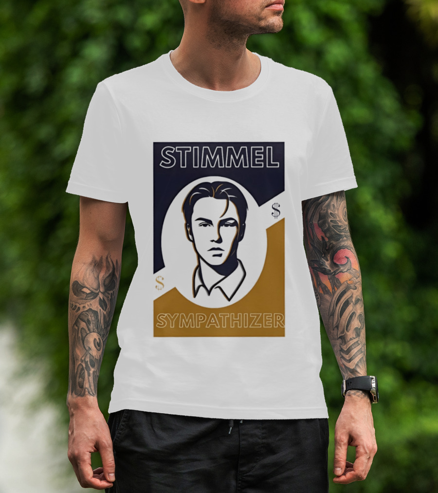 Stimmel Sympathizer Face Art With Dollar T-Shirt