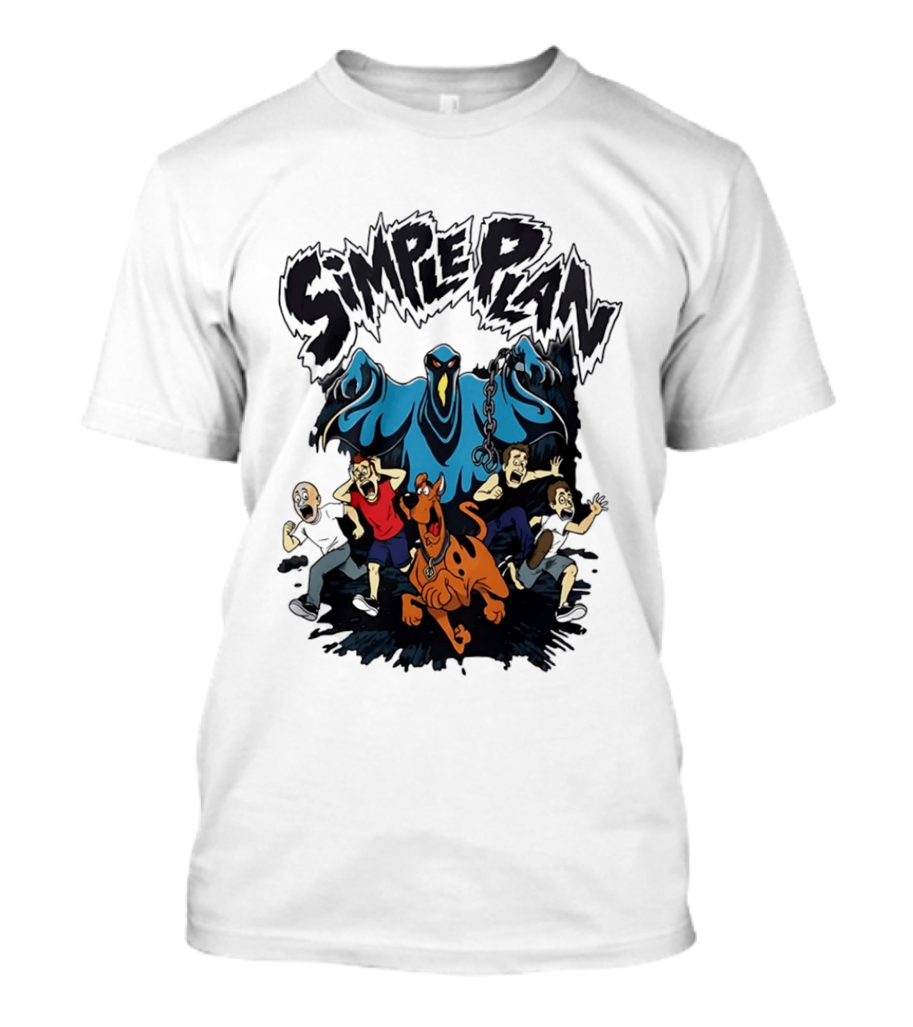 Simple Plan Scooby Doo The Bigger Than You Think Tour 2026 T-Shirt