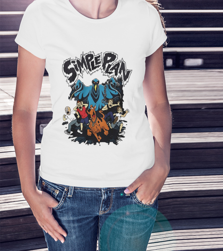 Simple Plan Scooby Doo The Bigger Than You Think Tour 2026 T-Shirt