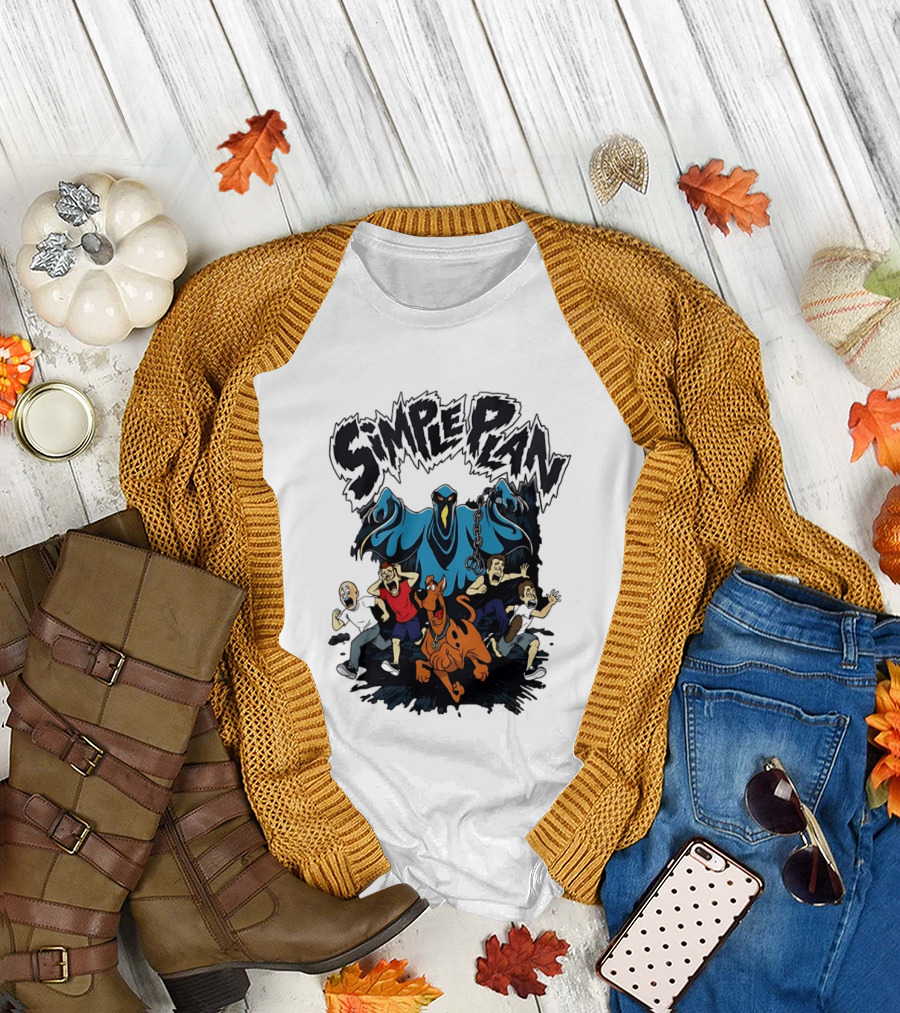 Simple Plan Scooby Doo The Bigger Than You Think Tour 2026 T-Shirt