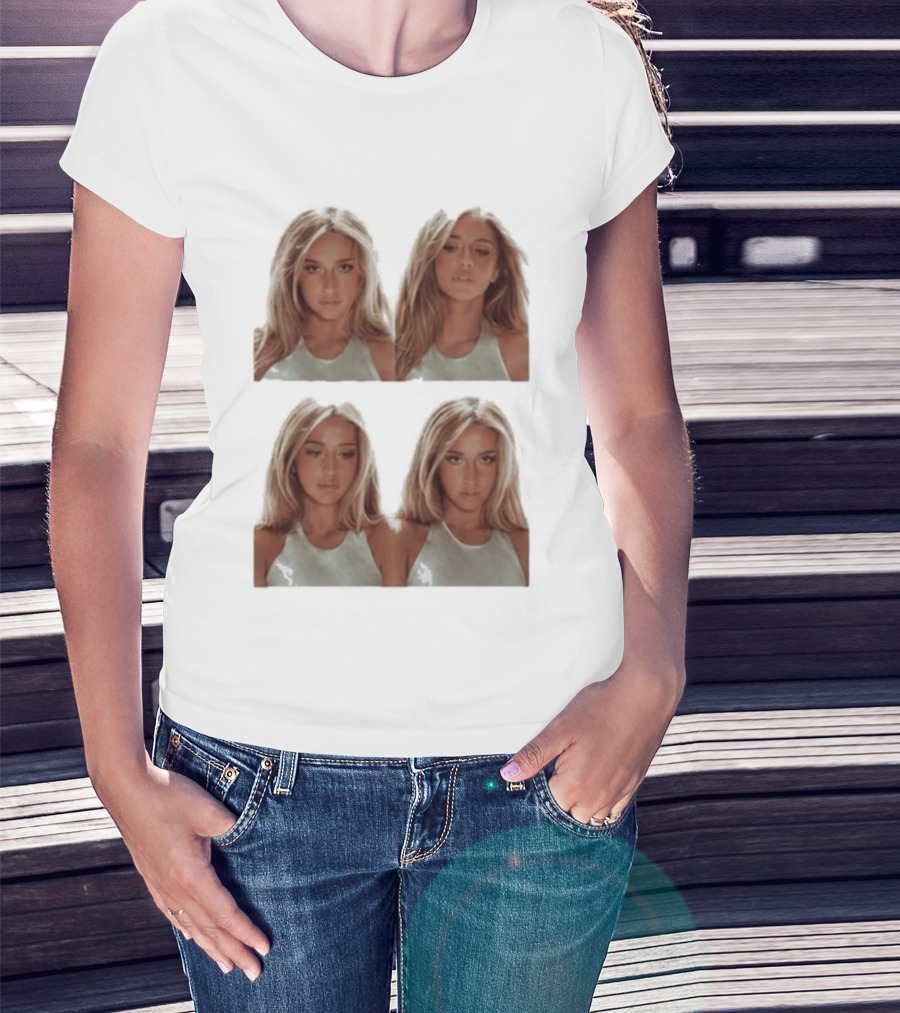 Tate McRae Photo Collage Lollapalooza 2026 Chicago T-Shirt