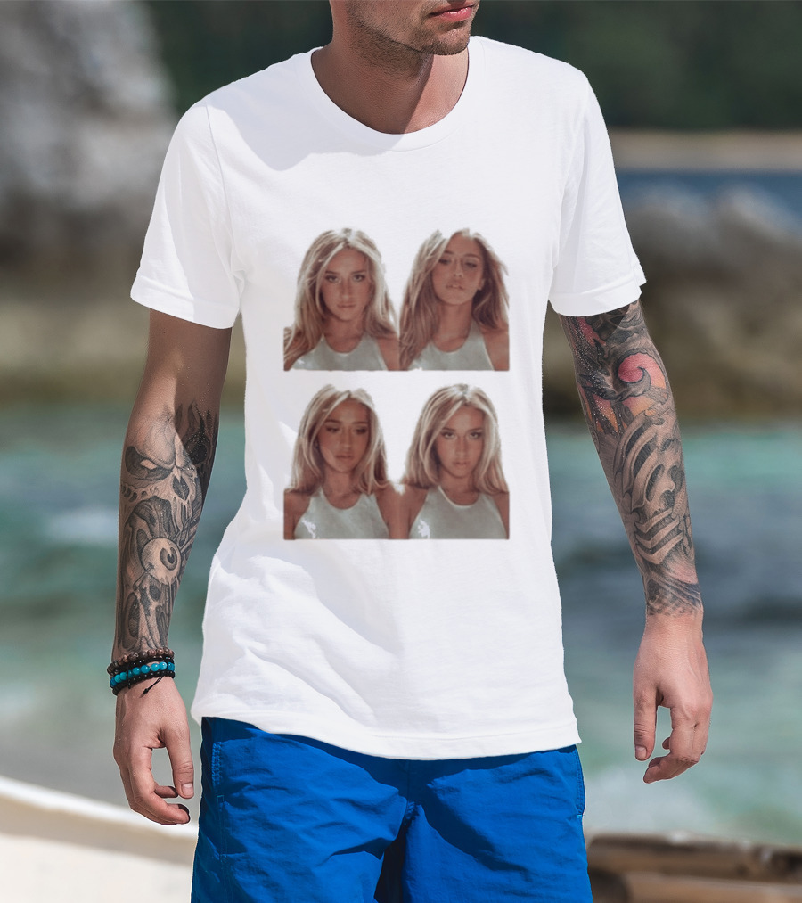 Tate McRae Photo Collage Lollapalooza 2026 Chicago T-Shirt