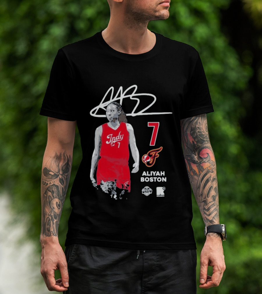 Aliyah Boston Indy 7 Indiana Fever WNBPA T-Shirt