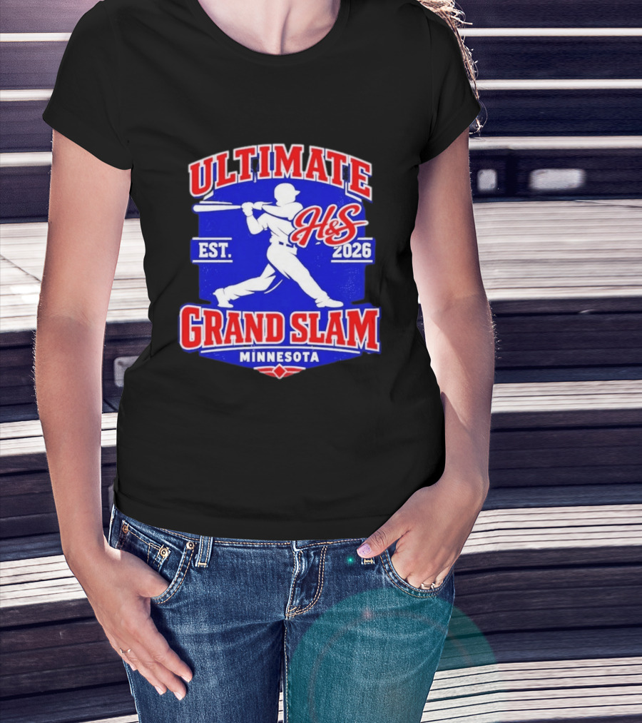 Ultimate H&S Grand Slam Baseball Minnesota Est 2026 T-Shirt