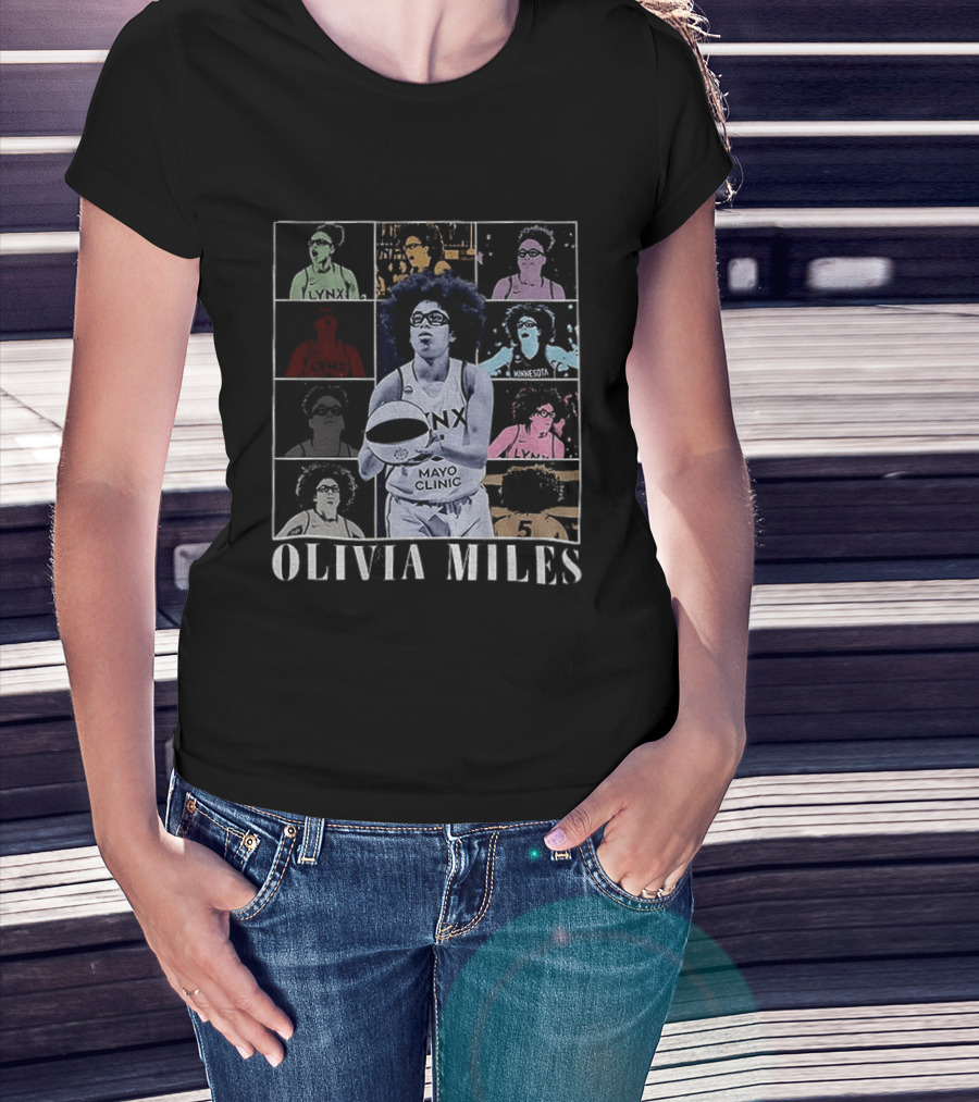 Olivia Miles Minnesota Lynx WNBA Mayo Clinic Basketball The Eras Tour T-Shirt