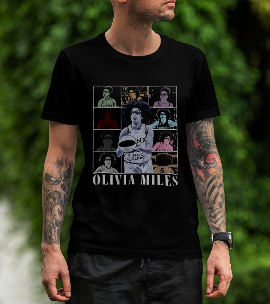 Olivia Miles Minnesota Lynx WNBA Mayo Clinic Basketball The Eras Tour T-Shirt