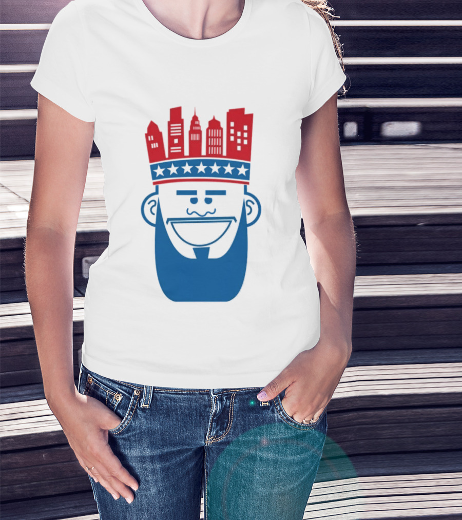 Lebron James Philadelphia 76ers Philly King Skyline Crown T-Shirt