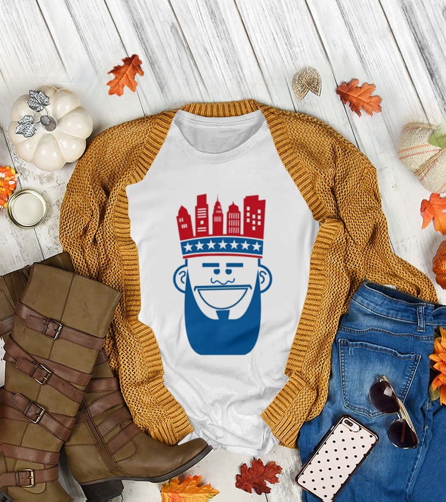 Lebron James Philadelphia 76ers Philly King Skyline Crown T-Shirt