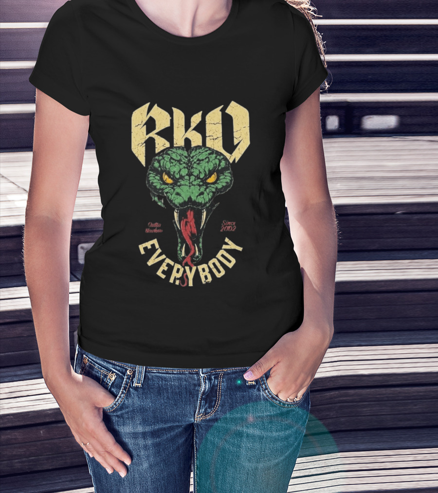 Randy Orton RKO Viper Outta Nowhere Everybody Since 2002 T-Shirt
