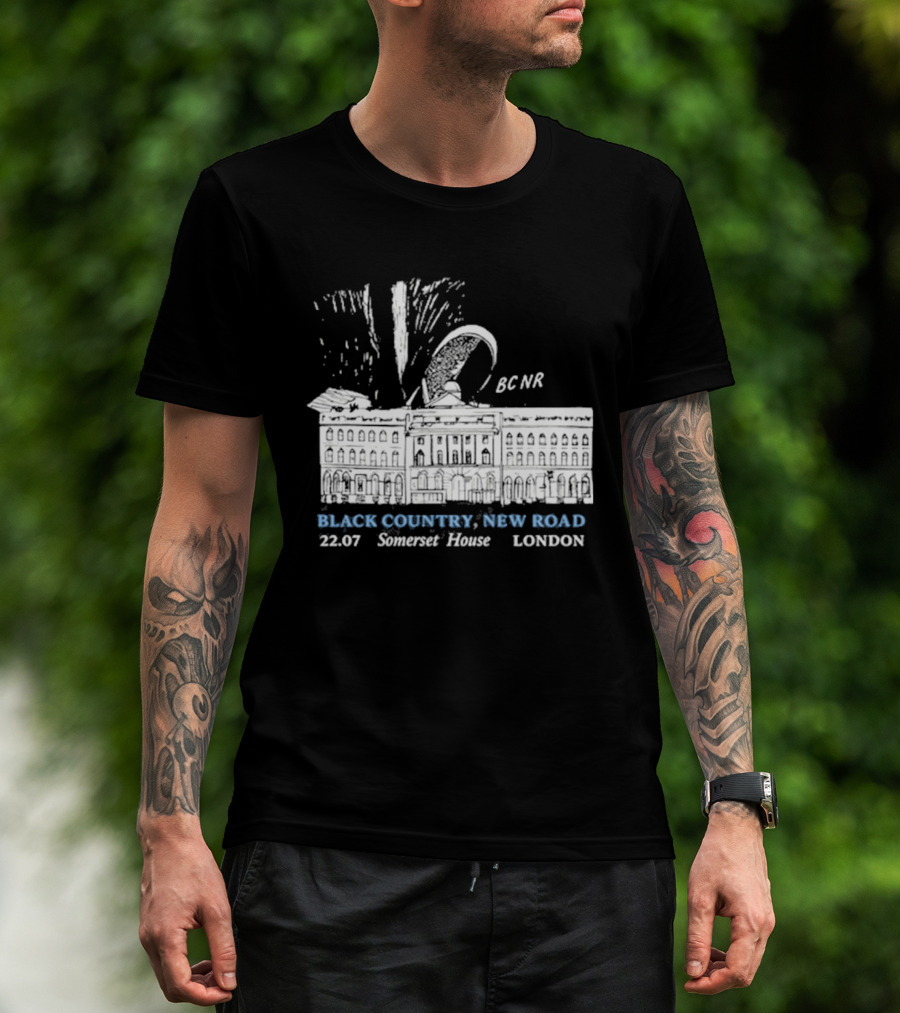 Black Country New Road BCNR Somerset House 22.07 London T-Shirt