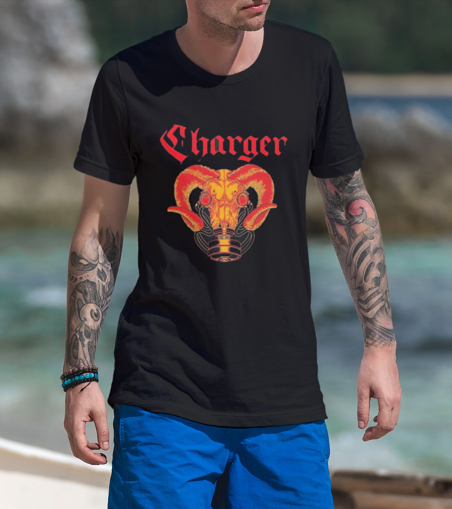 Charger Apocalypse Gas Mask Ram T-Shirt