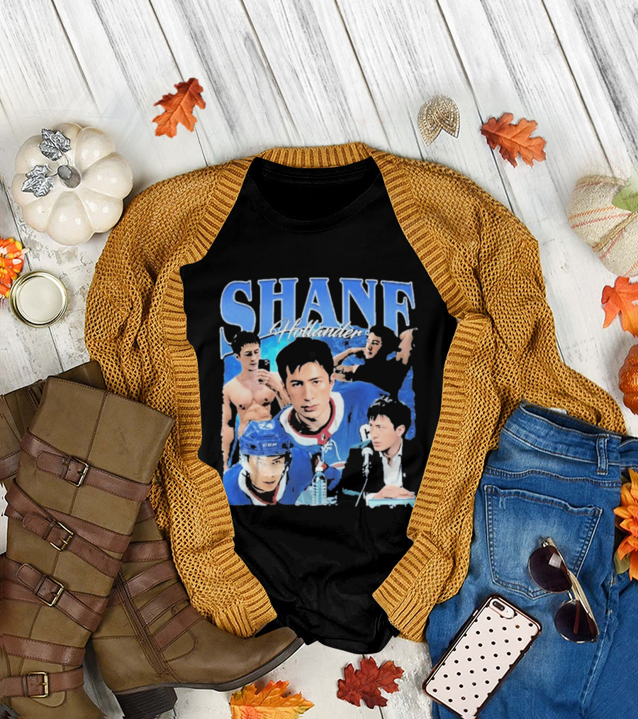 Shane Hollander Hockey Player Collage Hudson Williams T-Shirt