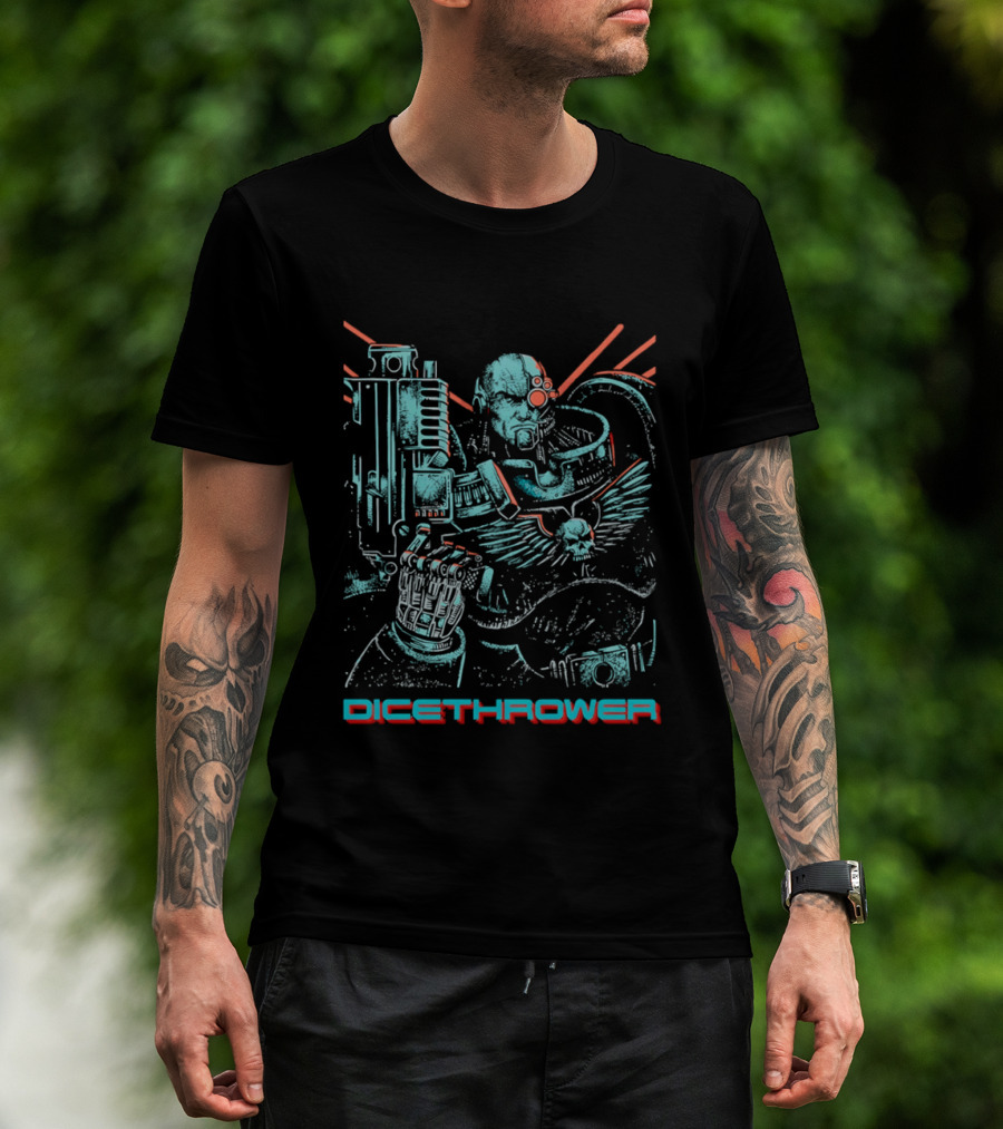 Warhammer 40000 Space Marine Dicethrower T-Shirt