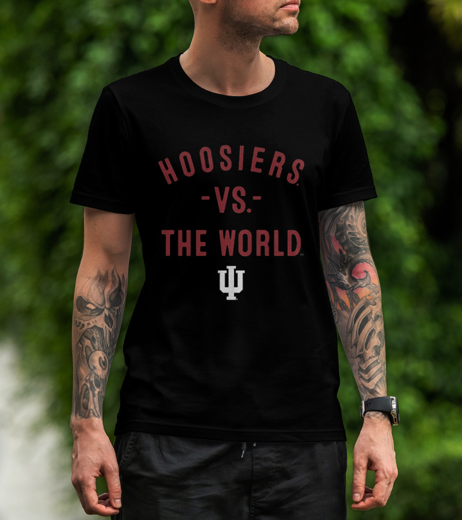 Indiana Hoosiers Vs The World 2026 Football IU T-Shirt