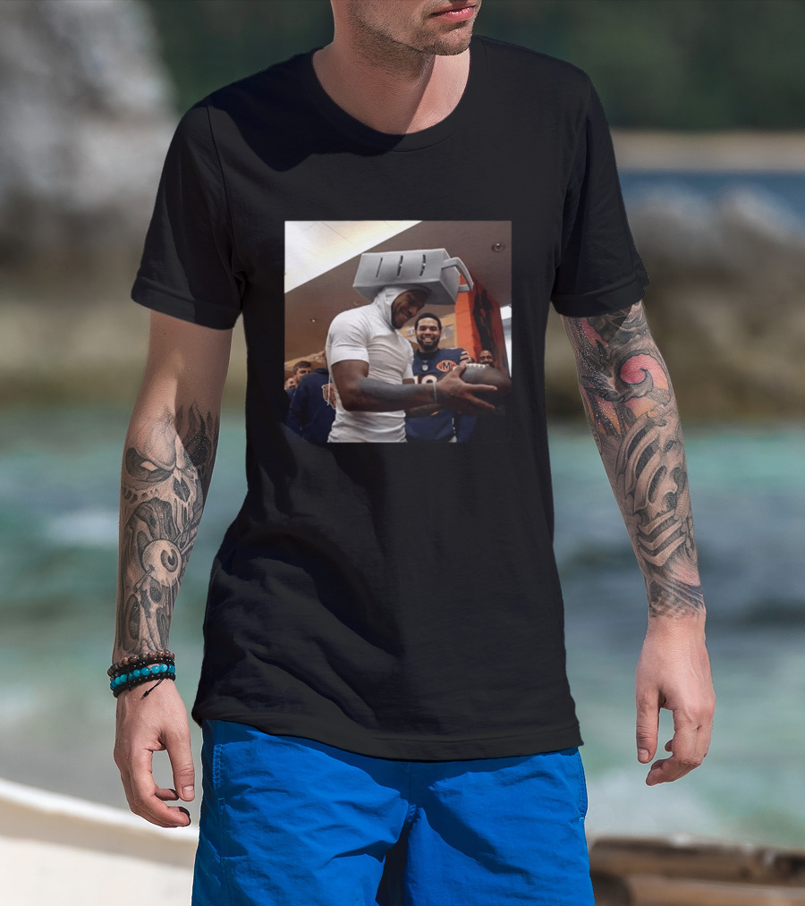 DJ Moore Cheese Grater Hat Fun Moment T-Shirt