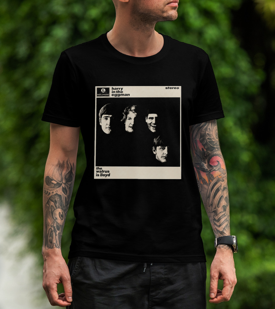 Parlophone Harry In The Eggman The Walrus Is Lloyd Stereo T-Shirt