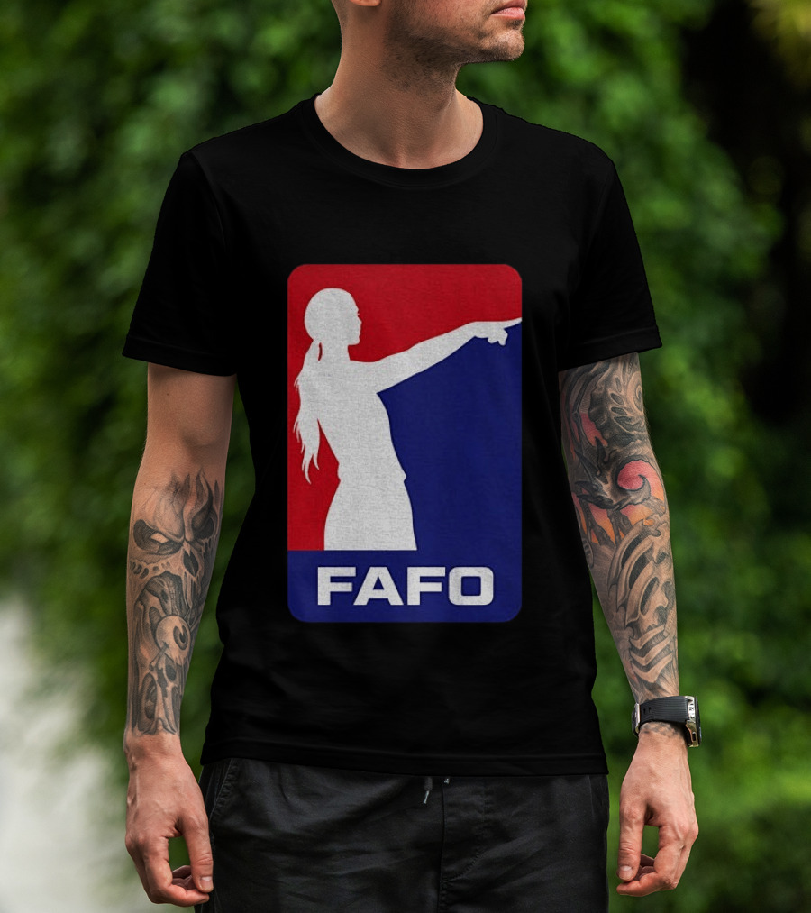 Sophie Cunningham FAFO Pointing Indiana Fever WNBA Fan T-Shirt