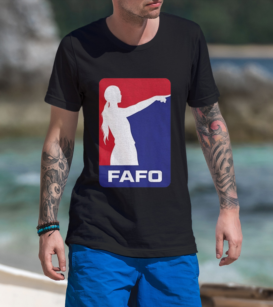 Sophie Cunningham FAFO Pointing Indiana Fever WNBA Fan T-Shirt