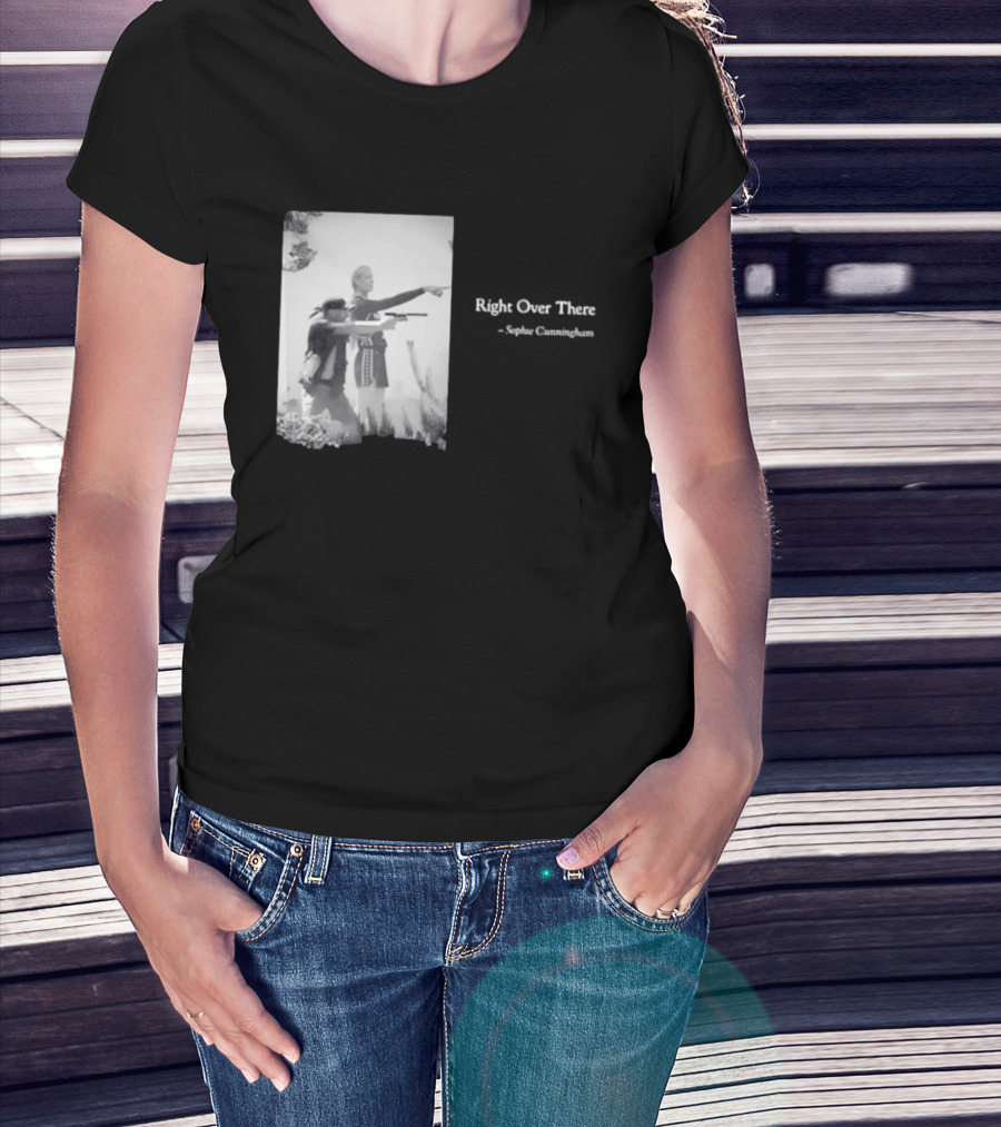 Right Over There Sophie Cunningham Vintage Western Scene T-Shirt
