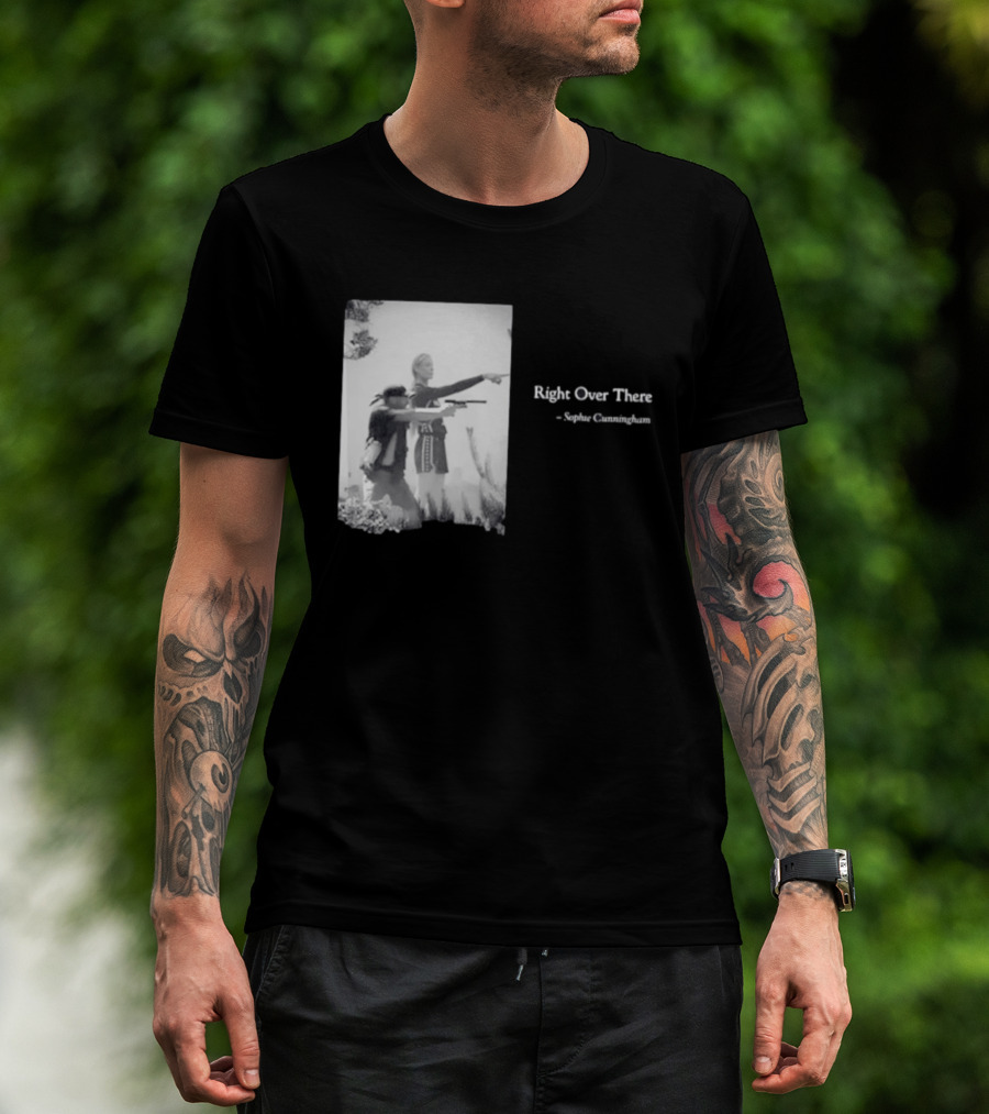 Right Over There Sophie Cunningham Vintage Western Scene T-Shirt