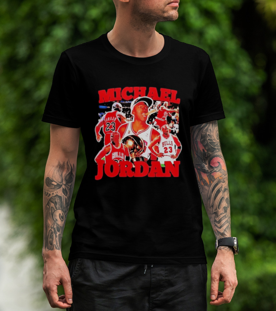 Michael Jordan Chicago Bulls 23 Basketball Legend NBA Champion T-Shirt