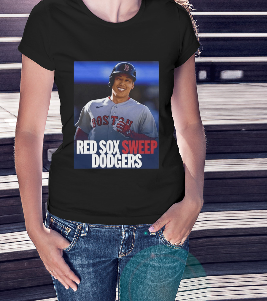Boston Red Sox Sweep Dodgers Victory Celebration 2026 T-Shirt