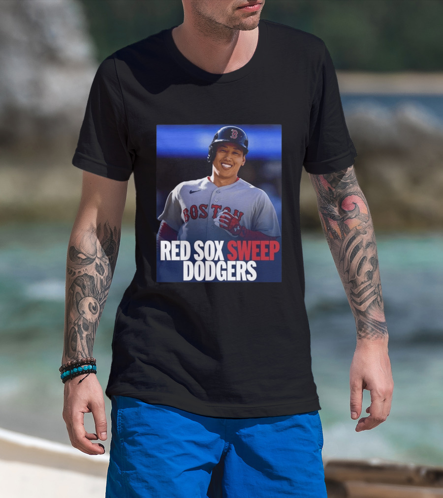 Boston Red Sox Sweep Dodgers Victory Celebration 2026 T-Shirt