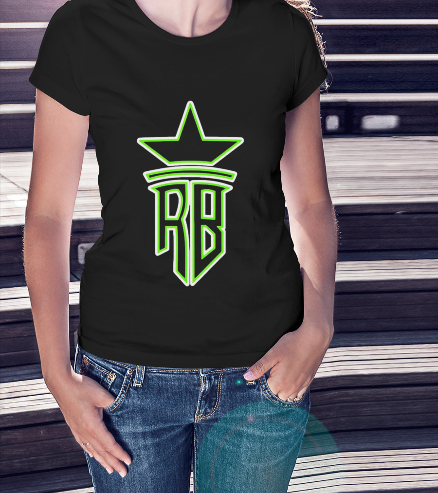 Roland Banks RB Star Logo Neon Green T-Shirt