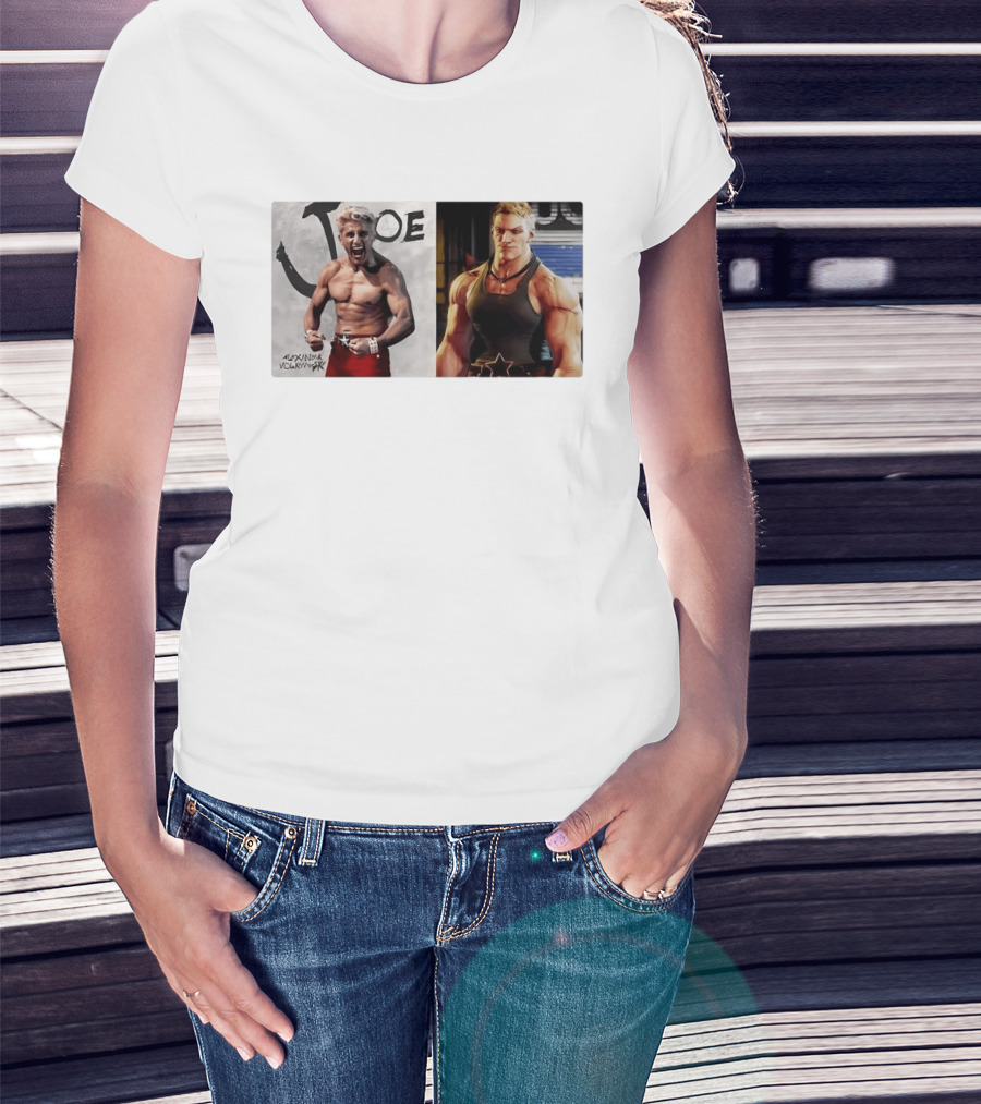 Joe Alexander Volkanovski Crossover MMA Fighter And Game Character Image T-Shirt