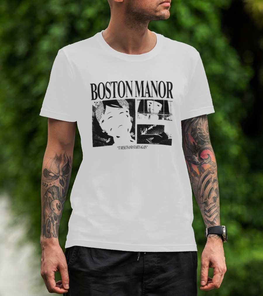 Boston Manor It Resets And Starts Again Paprika Album T-Shirt