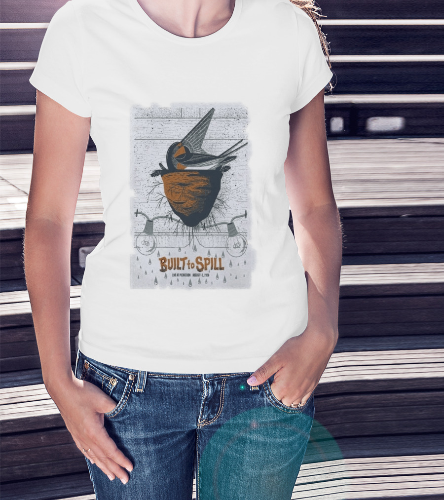 Built To Spill Live At Pickathon August 1 2 2026 Bird And Nest T-Shirt